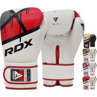Gants de boxe RDX, gants muay thai pour mma, gants de combat pour kickboxing, gants de boxe adulte,gants de boxe en cuir, rouge