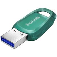 SanDisk Ultra Eco 512 Go clé USB 3.2 Jusqu’à 100 Mo/s. Une clé USB fabriquée avec Plus de 70 % de Plastique recyclé