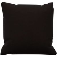 Coussin en coton 40x40 cm PANAMA noir, par Soleil d'Ocre