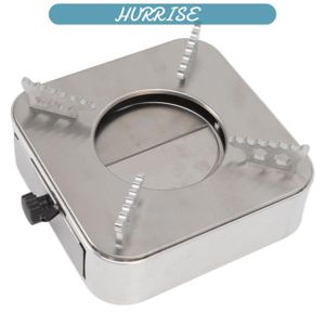 Réchaud à Alcool De Camping Tidyard - Acier Inoxydable - Puissance Réglable - Coupe-Vent - Style Tiroir - 650g - BBQ Et Ragoût