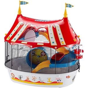 CAGE Cage Pour Petit Animau - Circus Fun À 3 Étages Pla