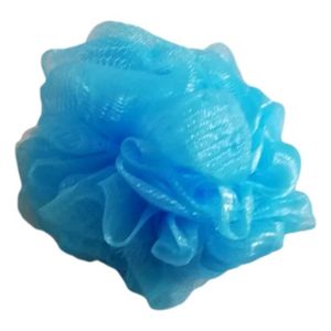 ÉPONGE - FLEUR DE BAIN Fleur de Bain Douche Eponge Exfoliante Peau Douce 12cm 50G Bleu Ciel