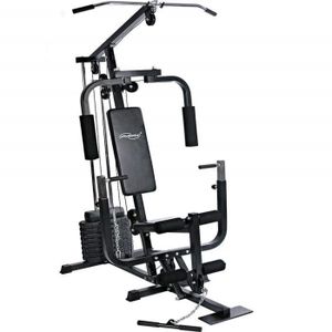 Station de musculation multifonctionnelle KLARFIT Ultimate Gym 9000 - Noir  - Cdiscount Sport