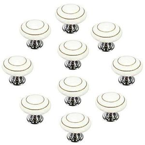 5PCS Marbre Céramique 38 mm Cabinet Knobs Armoire Placard Commode Boutons Poignée de traction