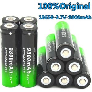 PILES 2 X Piles Batteries Accus CE Haute Performance Accu BRC 18650 3,7V 9800 mAh Lithium ion