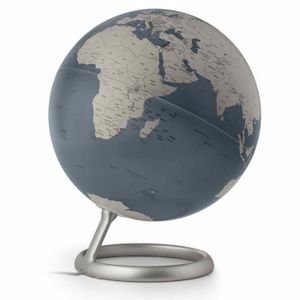 GLOBE TERRESTRE Globe terrestre lumineux Evolve - ATMOSPHÈRE - Ø 30 cm - Bleu métal - Intérieur