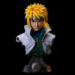 FIGURINE - PERSONNAGE Figurine Buste Naruto Minato Namikaze - PVC de haute qualité - 16 cm - Blanc
