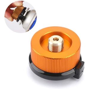 Adaptateur Anti-Fuite Pour Cartouche De Gaz Camping - Aluminium 28x42mm