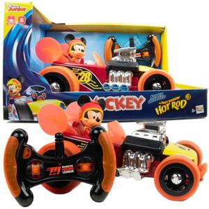 VOITURE - CAMION Voiture télécommandée - IMC TOYS - Mickey Super Charged Hot Rod - Orange - Jouet pour enfant