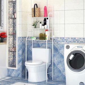 Etagere De Salle De Bain Meuble De Toilette Wc Etagere De Rangment Hauteur Ajustable Achat Vente Colonne Armoire Wc Etagere De Salle De Bain Me Cdiscount