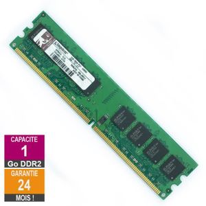 MÉMOIRE RAM Barrette Mémoire 1Go RAM DDR2 Kingston KPN424-ELG 