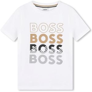 T-SHIRT Tee shirt junior Boss blanc  J50775/10P - 14 ANS