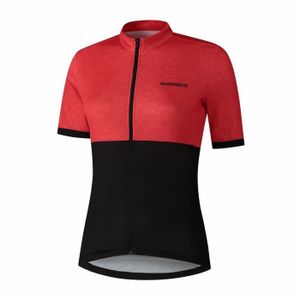 Maillot de cyclisme Shimano bleu noir Y2k, chemise de vélo