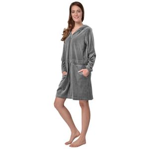 Robe de chambre avec bouton femme Cdiscount