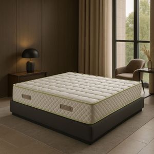 Cadre de lit Blanc Bois massif 120x190 cm Petit Double | Leroy Merlin