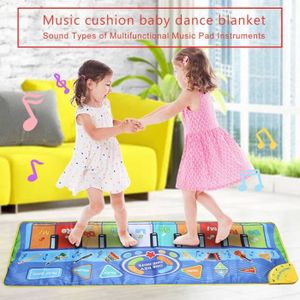 Tapis de Piano,Tapis Musical B/¡/§|b/¡/§ /¡/§|ducation 10 Lumi/¡/§/¡/§res LED Clignotantes Haut-Parleur et Enregistrement Tapis Tactile Jouet pour Enfants Jouet Musical Color/¡/§ de b/¡/§|b/&
