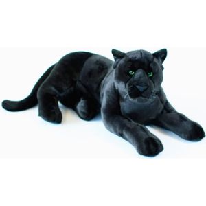 Panthère noire - 75 cm - Jouets en peluche tigre réalistes pour