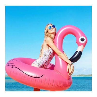 Bouée Gonflable Enfant Flamant / Bourdon / Paresseux 76 Cm – Tube De Natation Fun Pour 6-12 Ans Piscine & Plage