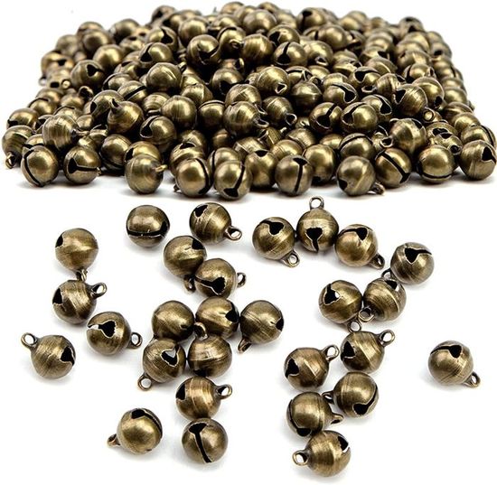 Naler 120 Petites Clochettes 12mm Grelots En Métal Pour Noël Et DIY