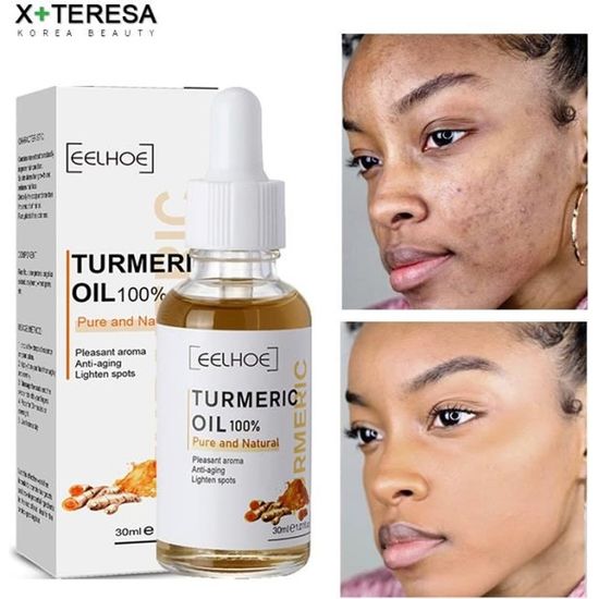Huile éclaircissante Visage Auravedic - 100ml Ingrédients Naturels Pour Taches