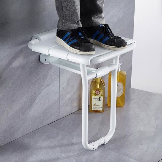 Tabouret Mural Pliable Ultra Fin - Chaise Escamotable Pour Gain De Place