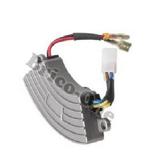 Régulateur De Tension Automatique 2.5KW Régulateur De Tension Générateur AVR Régulateur De Tension Monophasé 6 Fils Essence Moteur Régulateur Pour 1-2.5KW Générateur 220uF