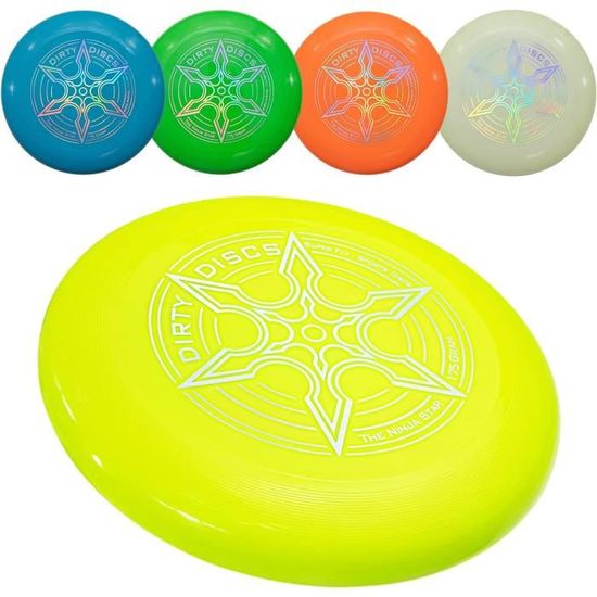 Dirty Disc (175 g) Frisbee, Disque de compétition Professionnel pour Adultes, Enfants, Chiens