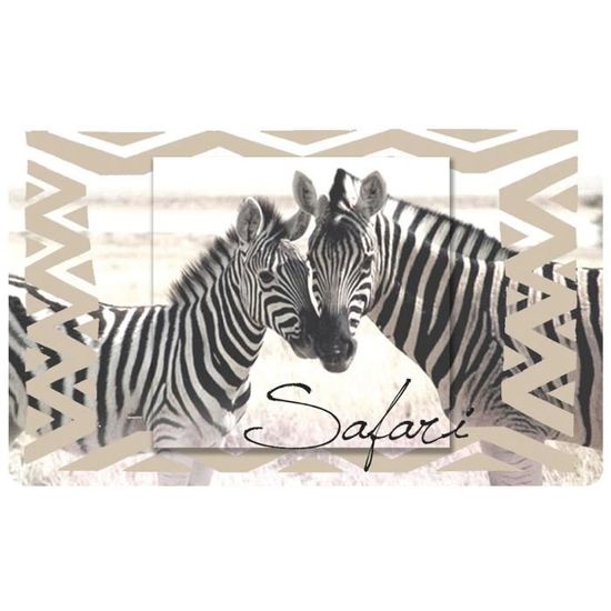 Set de table opaque Zèbre Safari Décoration de table Cdiscount Maison