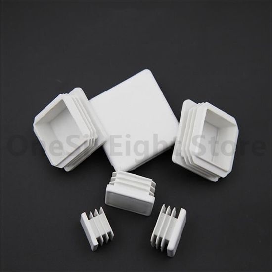 12 Pièces Bouchons à Lamelles Pour Tube Rectangulaire, Pour Tubes