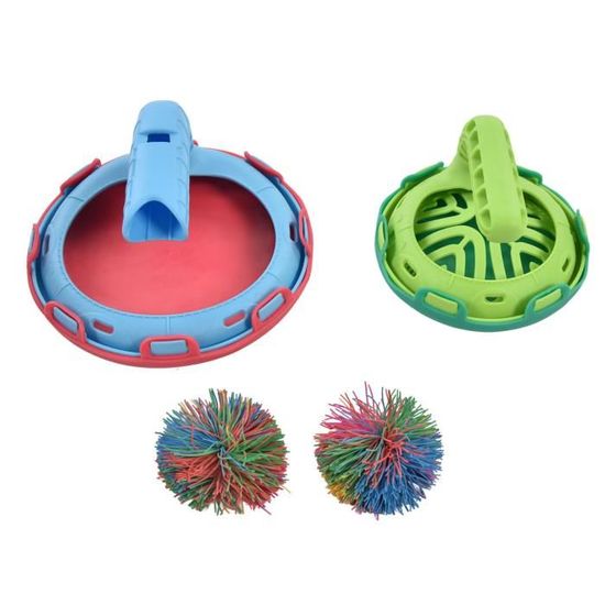 Jeu de lancer de balle, raquettes à disque autocollantes, jouet de
