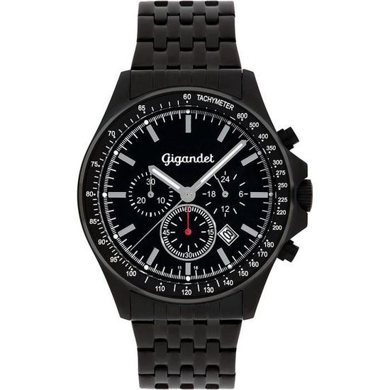 Gigandet Volante Montre Homme Chronographe Analogique Quartz Noir