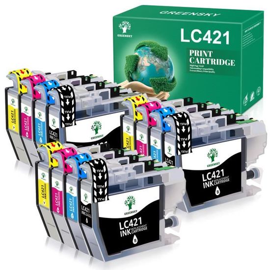 LC421XL LC-421 Cartucce, Alta Capacità, 500 Pagine Compatibili - Foto 4