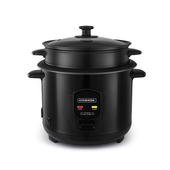 Cuiseur à riz - Kitchencook - Japan_X_Black_Series - 1,8L - 700W - Panier vapeur inclus ...