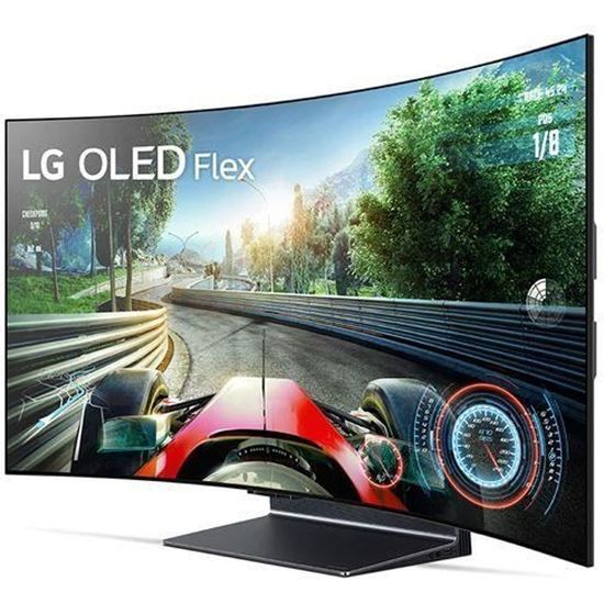 LG TV OLED 42LX3 Flex 106 cm 4K UHD Smart TV Gris et Noir - 8806091840929