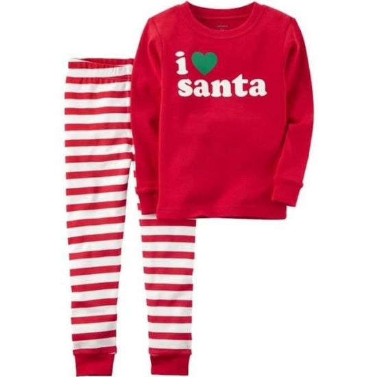 Robe Ensemble Chemise Pull Fille Noël – Samantha Says Taille 6 – Rouge Et Blanc – Occasion Bon état