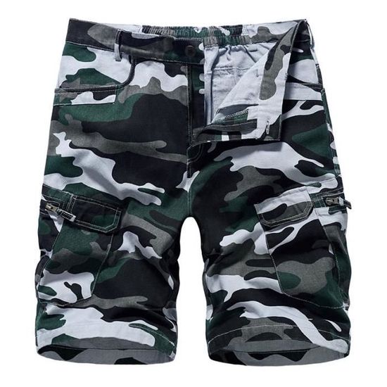 Short Short de Camouflage militaire tactique pour hommes pantalon Cargo