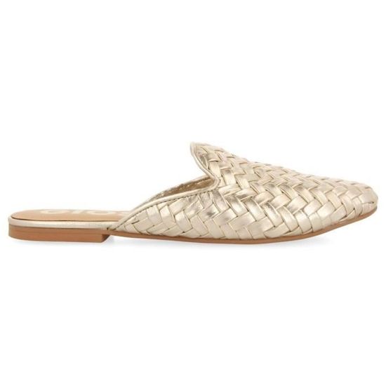 Chaussures Femme Isaac Mizrahi KAILYN2 – Cuir Doré – Taille 7.5 M – Neuves Sans Boîte