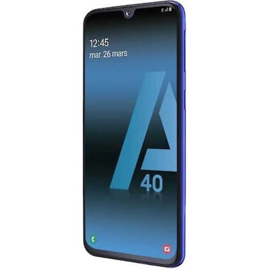 Samsung Galaxy A40 - 64Go, 4Go RAM - Bleu