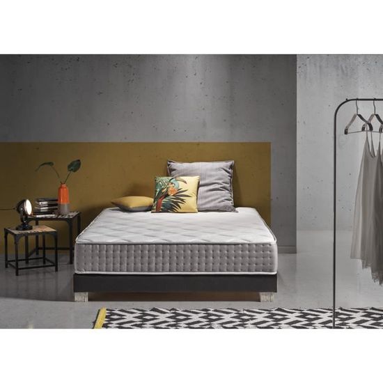 SIMPUR RELAX - Matelas 160x190 cm Amazonie Fresh Épaisseur 25 cm Ressorts Ensach