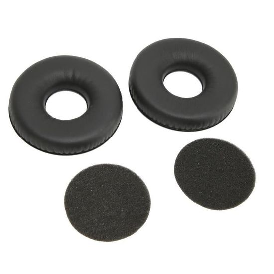 Paire De Coussinets D'oreille Compatible Avec Thomson WHP3311BK WHP3311W Casques En Cuir