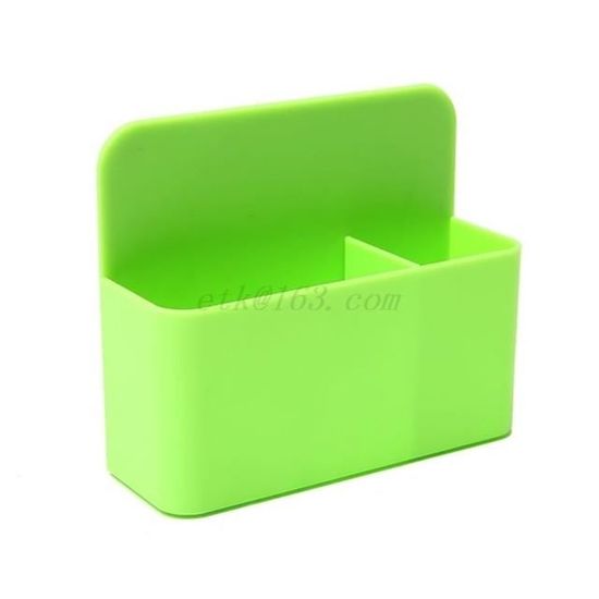 2 Boîtes Rangement Magnétiques Pour Marqueurs - Support Aimanté Tableau Blanc/réfrigérateur - ABS, Bleu Et Blanc