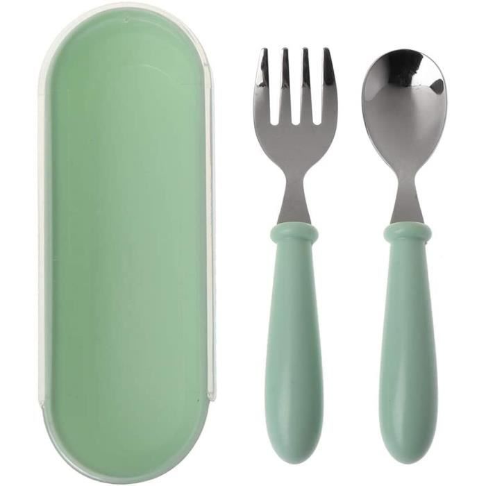 Ensemble Couverts - Cuillère Et Fourchette Pour Enfant - Bois