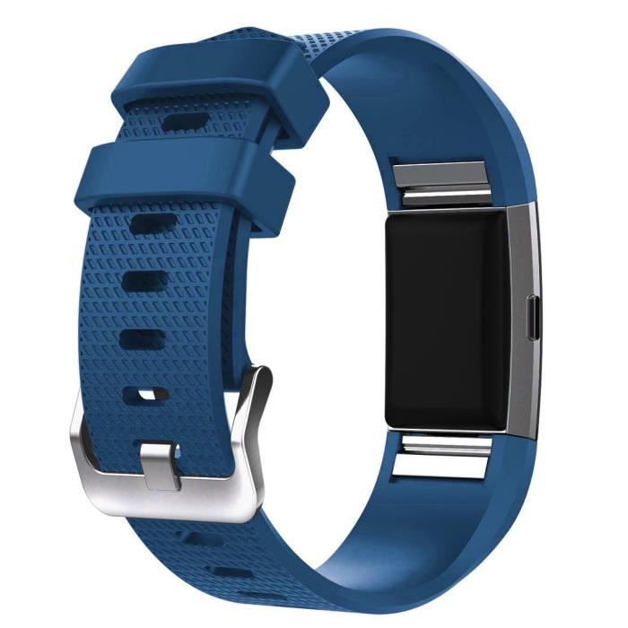 BRACELET DE MONTRE VENDU SEUL Nouvelle Bande De Sangle Bracelet En Silicone Sport Mode Pour Fitbit Charge 2 Lbb60922722Bu