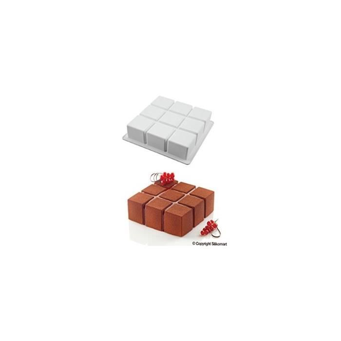 Moule silikomart carre -cubik-