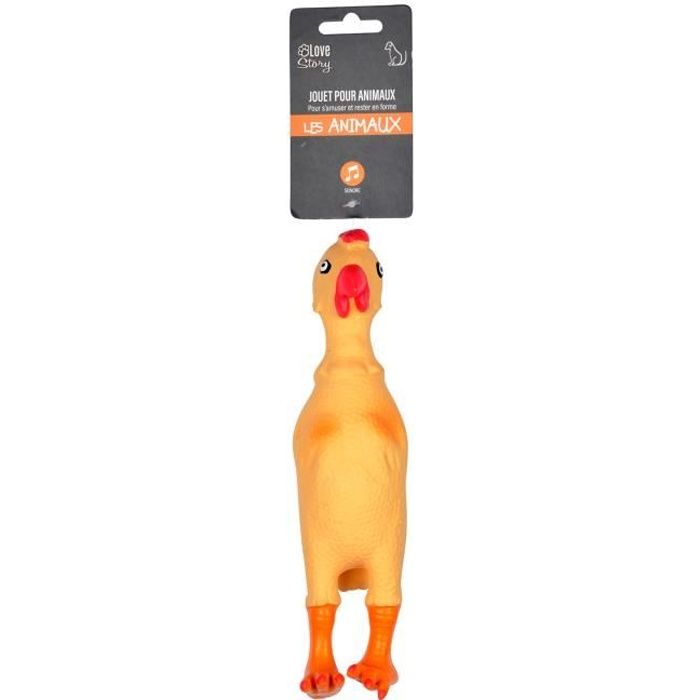 Jouet Poulet sonore pour chien