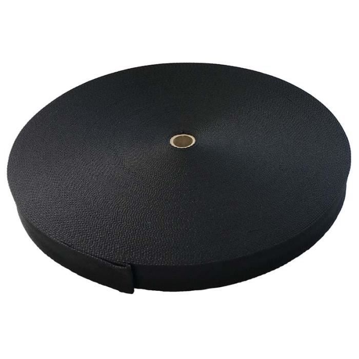 Sangle Polyester - noir - 30mm x 50m