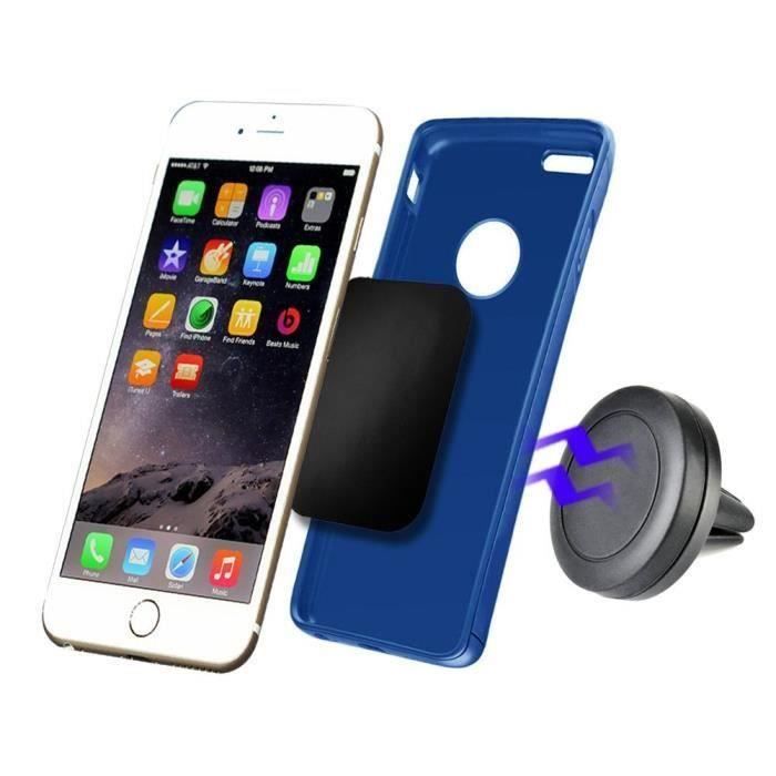 Support téléphone aimanté de voiture pour grille d\'aération
