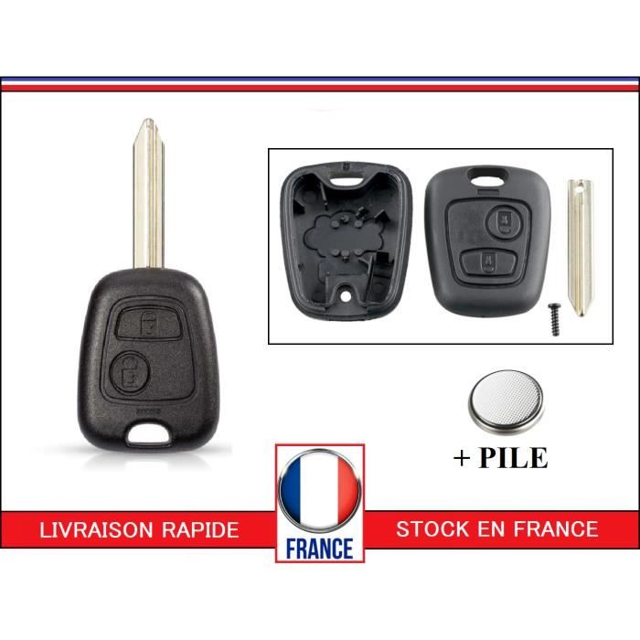 coque boitier télécommande Citroen Xsara Picasso Berlingo Peugeot Partner + Pile