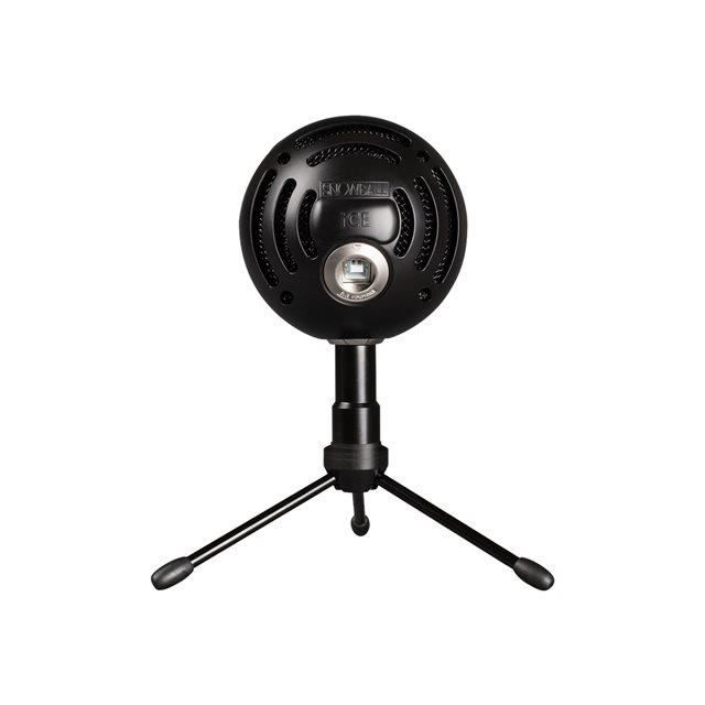 BLUE MICROPHONES Microphone USB à condensateur SNOWBALL ICE - 44.1 kHz/16 bit - Noir - PC / MAC