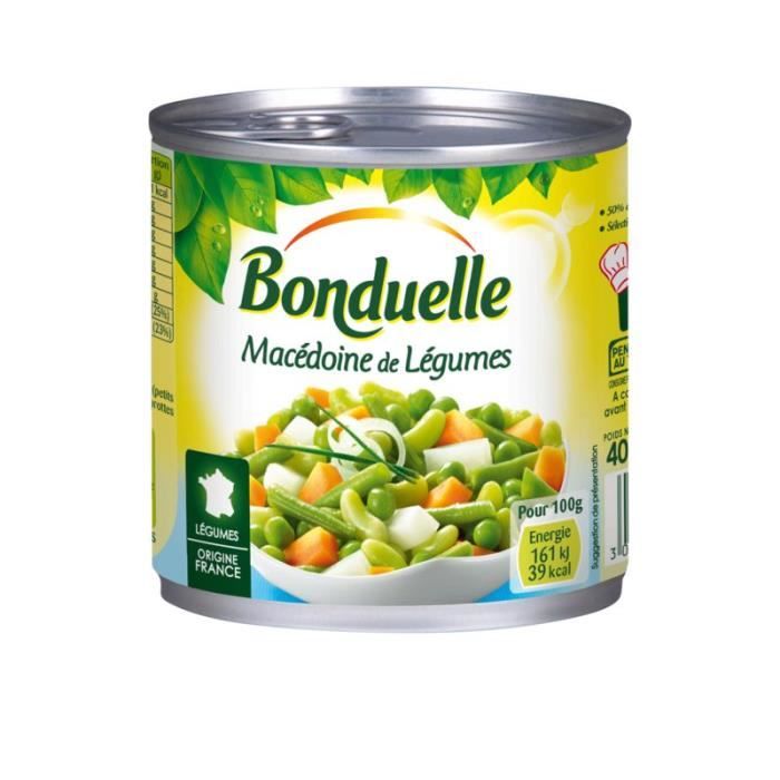 Macédoine de légumes 400 g Bonduelle